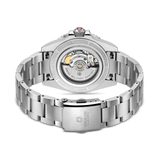 Swiss Military Hanowa Men's Automatic Watch Blue Dial with Silver Stainless Steel Bracelet, SMWGL0006304