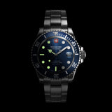 Swiss Military Hanowa Men's Automatic Watch Blue Dial with Silver Stainless Steel Bracelet, SMWGL0006304