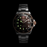 Swiss Military Hanowa Men's Automatic Watch Brown Dial with Two-Tone Stainless Steel Bracelet, SMWGL0006360