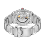 Swiss Military Hanowa Men's Automatic Watch Ice Blue Dial with Silver Stainless Steel Bracelet, SMWGL0006904