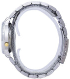 Seiko Men's Mechanical Watch Analog, Grey Dial with Silver Stainless Steel Band, SNKK67K