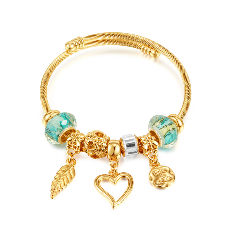 Lee Cooper Women's Bracelet - Gold/Blue