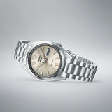Seiko, Men's Mechanical Watch Analog, Silver Dial Silver Stainless Steel Band, SRPK91K