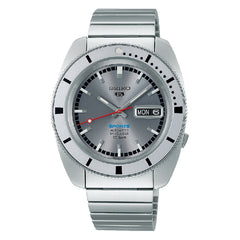 Seiko 5 Sports Limited Edition Men's Automatic Watch Analog Silver Dial with Stainless Steel Band, SRPL03K