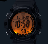 Casio Men's watch Digital, Black Dial Black Resin Strap, AE-1500WH-1AVDF