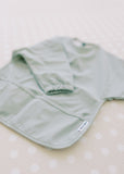 Milk It Baby, Sleeved Bib, Seafoam Green, MI-SBSG005