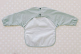 Milk It Baby, Sleeved Bib, Seafoam Green, MI-SBSG005