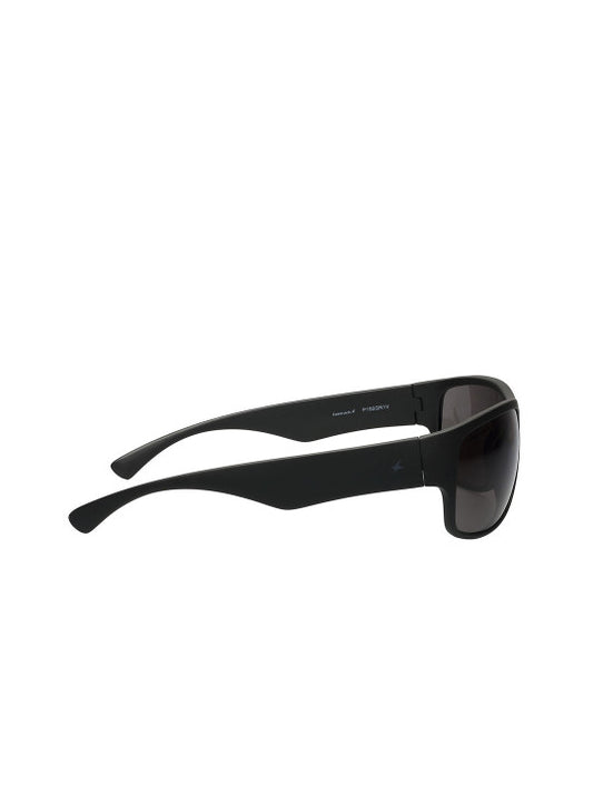 Fastrack P192GR1V Men's Wayfarer Sunglasses Black Lens
