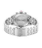 Swiss Military Hanowa Men's Chronograph Watch Olive Green Dial with Silver Stainless Steel Bracelet, SMWGI0000404