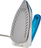 Black+Decker, 1085W Dual Voltage Travel Steam Iron, Blue, TI250