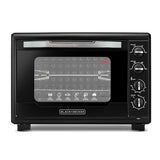 Black+Decker, 55 Litres Double Glass Toaster Oven with Rotisserie, Black, TRO55RDG-B5