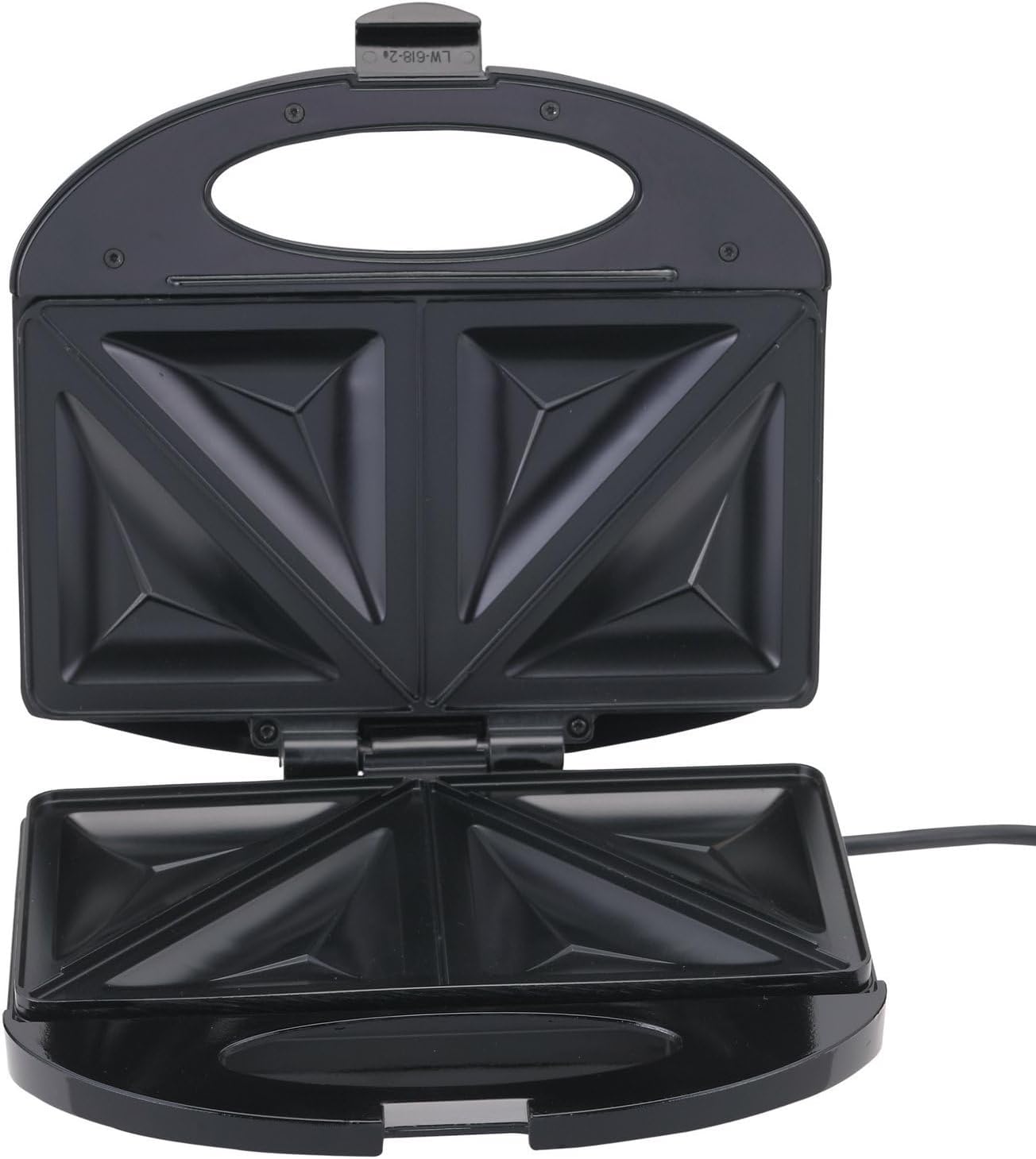 Black+Decker, 600W 2 Slice Non-Stick Sandwich Maker, TS1000-B5