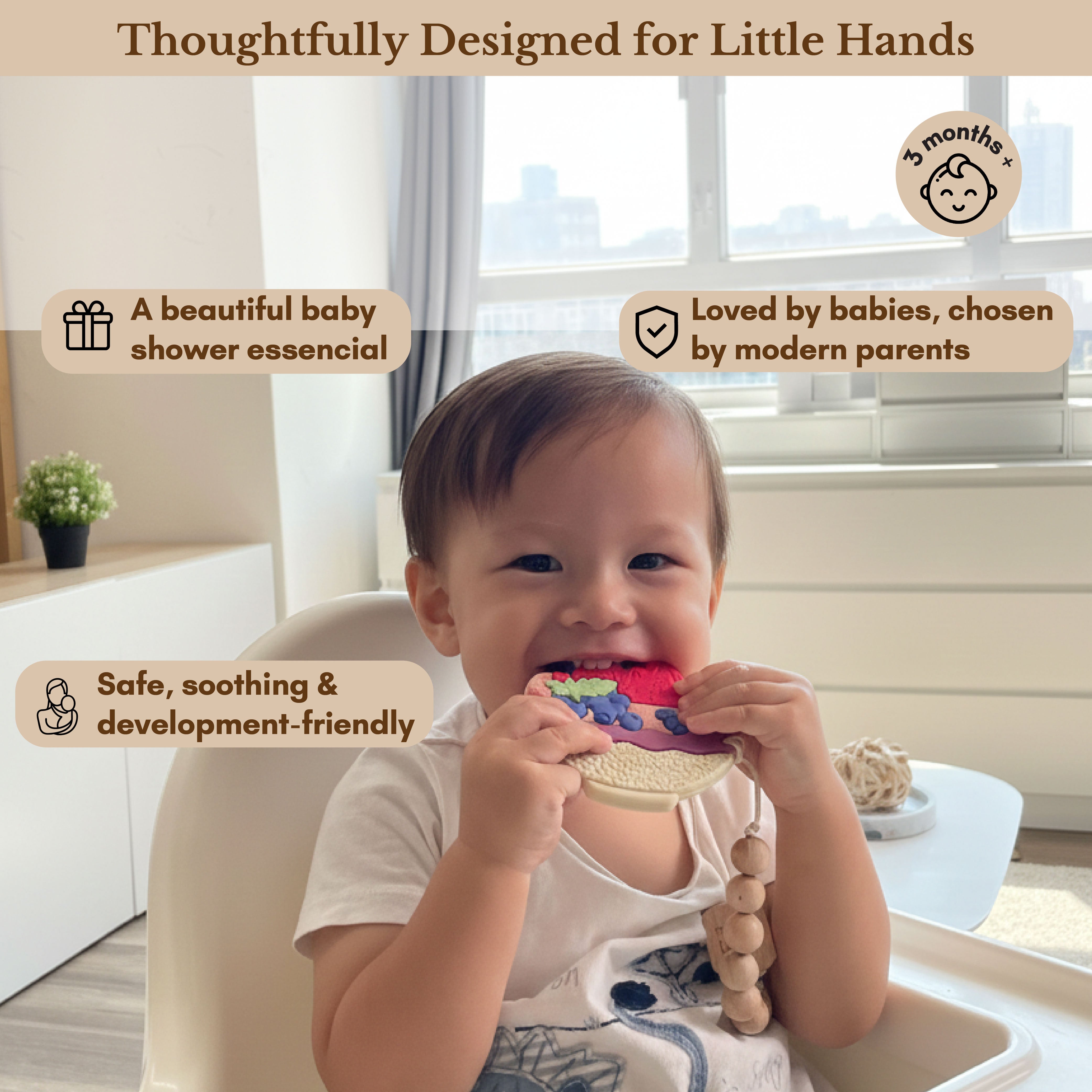 Milk It Baby, Acai You Later' Teether , MI-TAB008