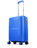 Carlton Carnival Plus 66cm Blue 8 Wheel Hard Top Trolley, CARNIVALPLUS66BLU