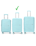 Carlton blue luggage