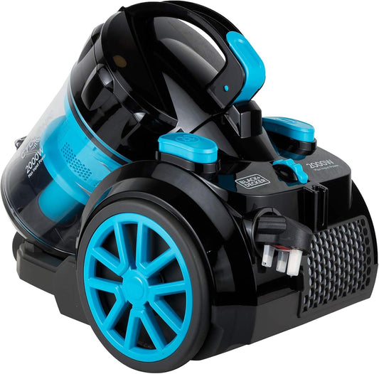Black+Decker, 2000W Bagless Multi- Cyclonic, Vacuum Cleaner, Blue & Black, VM2080-B5 Vacuum Cleaner BL-VM2080