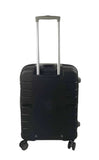 Carlton 55cm, 4 Wheel Hard Trolley Voyager, Black, VOYAGER55B