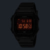 Casio Men's Digital Watch Black Dial with Black Resin Strap, W-738H-1BVDF