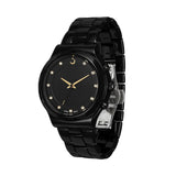 Alfajr Islamic Prayer Womens Watch Analog Black Dial With Black Stainless Steel Band, WA-32BLACKSHINING