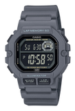 Casio Men's Watch Digital Black Dial with Grey Resin Band, WS-1400H-8BVDF