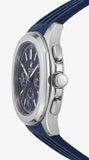 Beverly Hills Polo Club Men's Multifunction Watch with Dark Blue Dial and Blue Silicone Band, BP3211X.499