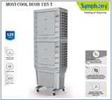 Symphony 125 L Air Cooler with Dual 20 Inch Fans, 250W, MOVICOOLDUOS125T