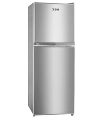 Zen Double Door Fridge, Silver Finish With Lock & Key 250L, ZR250DS