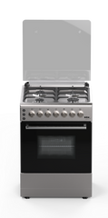 Zen 60 x 60 Free Standing Gas Oven, Stainless Steel,  ZSO60X60FCS