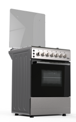 Zen 60 x 60 Free Standing Gas Oven, Stainless Steel,  ZSO60X60FCS