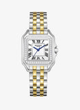 Lee Cooper Women's Analog Watch with Silver Dial and Silver/Gold Stainless Steel Band, LC08398.230