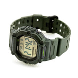 Casio Men's Digital Watch, Green Display With Resin Band, AE-1600HX-3AVDF
