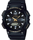 Casio, Men’s Watch Analog-Digital, Black Dial Black Resin Band, AQ-S810W-1BVDF,