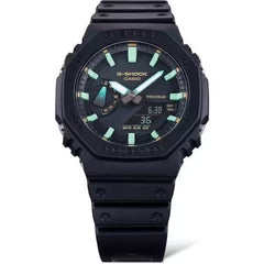 G-Shock Men's Watch Analog-Digital Dial with Black Resin Strap, GA-2100RC-1ADR