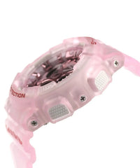 Baby-G Analog & Digital, Pink Dial Pink Resin Band Watch for Women, BA-130CV-4ADR