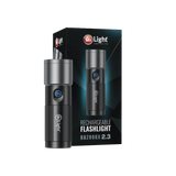 Mr. Light  Rechargeable Flashlight 2.3-1060 Lumens with Telescopic Zoom Function, BAZOOKA23