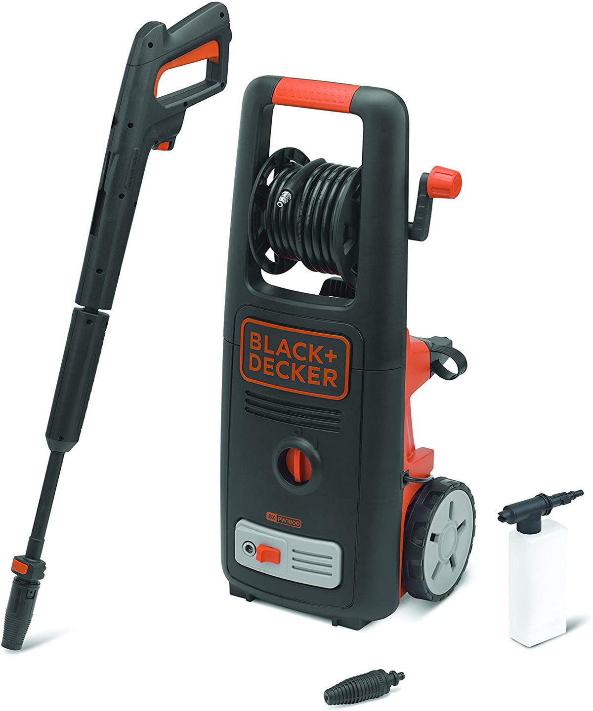 Black+Decker, Pressure Washer 1800W 135Bar, PW1800E