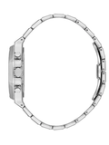 Beverly Hills Polo Club Men's Multifunction Watch with Dark Green Dial and Silver Stainless Steel Band, BP3051X.370