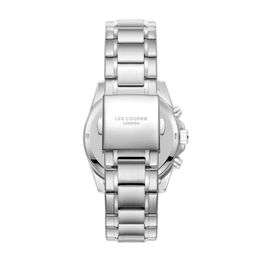 Lee Cooper Men's Multifunction Watch with Brown Dial and Stainless Steel Band, LC08355.340