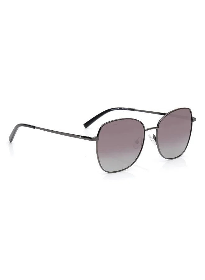 Fastrack Women's Sunglasses, Gunmetal Mirror Lens , Polarised, M8034GY3PV