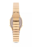 Casio Women's Watch Digital, Black Dial Gold Stainless Steel Strap, LA670WGA-1DF