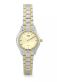Casio Women's Watch Analog, Champagne Dial Silver & Gold Stainless Steel Strap, LTP-1275SG-9ADF