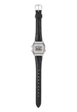 Casio Women's Digital Watch with Black  Leather Strap, LA680WEL-1DF