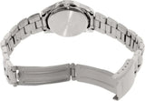 Casio Women's Watch Analog, White Dial Silver Stainless Steel Strap, LTP-1215A-7B2DF product image
