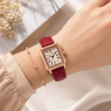 Casio Women's Watch Analog Rose Gold Dial with Maroon Leather Strap, LTP-B190RGL-4BVDF