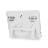 Alfajr Digital Desk Islamic Prayer Clock White With Multiple Azan Sound  And Prayer Times, CF-19W