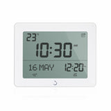 Alfajr Digital Desk Islamic Prayer Clock White With Multiple Azan Sound  And Prayer Times, CF-19W