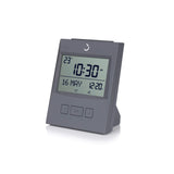 Alfajr Digital Table Islamic Prayer Clock Grey With Azan Sound And Prayer Times, CS-13