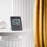 Alfajr Digital Table Islamic Prayer Clock Grey With Azan Sound And Prayer Times, CS-13