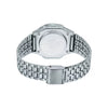 Casio Unisex Watch, Black Dial Silver Stainless Steel Strap, A171WE-1ADF