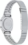 Casio Women's Watch Digital, Black Dial Silver Stainless Steel Band, LA670WD-1DF